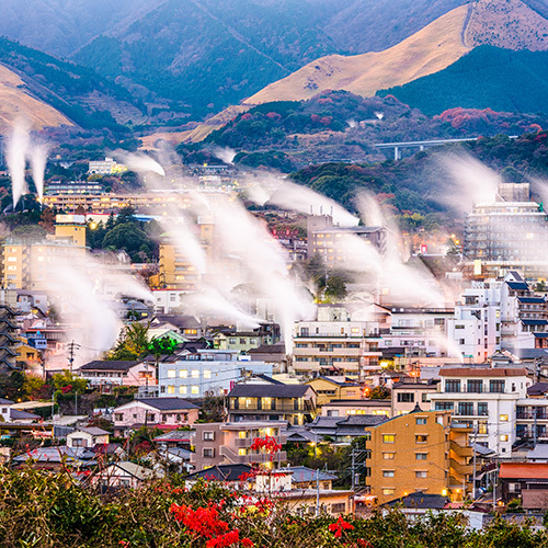 일본 후쿠오카 유후인 일일 버스투어, 다자이후 유후인 유후다케 벳푸 가마도지옥