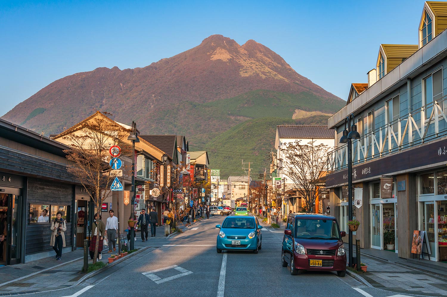 일본 후쿠오카 유후인 일일 버스투어, 유후다케, 벳푸 시내