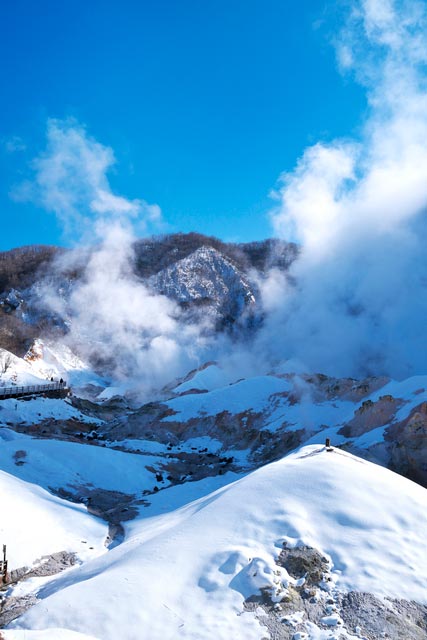 일본 북해도 삿포로 출발 노보리베츠 쇼와 신산, 도야, 니세코 버스 투어 여행